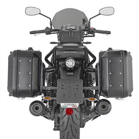 Portavaligie laterale Givi PL ONE-FIT Monokey su Moto Guzzi V7 850 Portavaligie laterale Givi PL ONE-FIT Monokey su Moto Guzzi V7 850