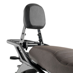 Schienalino con portapacchi Givi specifico per Moto Guzzi V7 850 Schienalino con portapacchi Givi specifico per Moto Guzzi V7 850