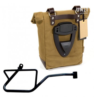 Kit borsa laterale sx Unit Garage in canvas per Moto Guzzi V7 850 Kit borsa laterale sx Unit Garage in canvas per Moto Guzzi V7 850