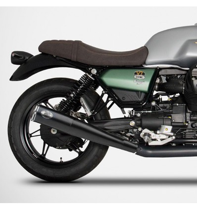 Terminali Zard Slip On neri per Moto Guzzu V7 850 Terminali Zard Slip On neri per Moto Guzzu V7 850