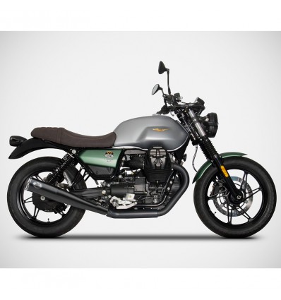 Terminali Zard Slip On neri per Moto Guzzu V7 850 Terminali Zard Slip On neri per Moto Guzzu V7 850