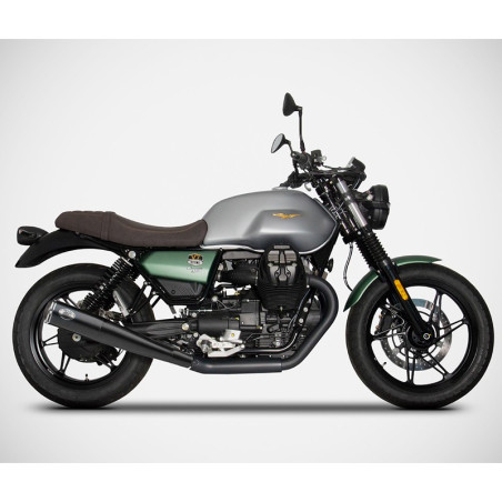 Terminali Zard Slip On neri per Moto Guzzu V7 850 Terminali Zard Slip On neri per Moto Guzzu V7 850