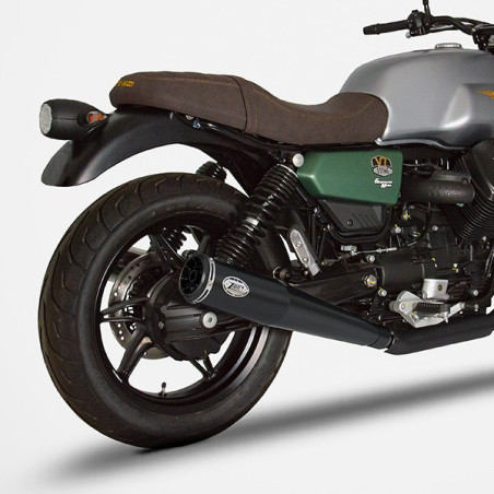 Terminali Zard Slip On neri per Moto Guzzu V7 850 Terminali Zard Slip On neri per Moto Guzzu V7 850