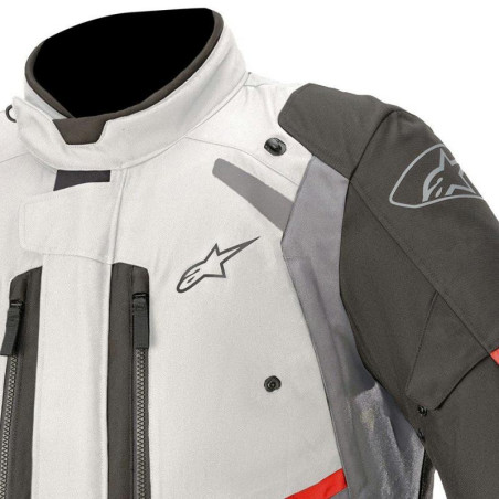 Giacca da moto Alpinestars Andes V3 Drystar grigia e nera Giacca da moto Alpinestars Andes V3 Drystar grigia e nera