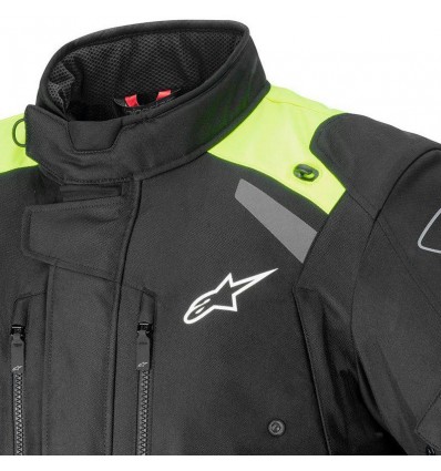 Giacca da moto Alpinestars Andes V3 Drystar nera e gialla Giacca da moto Alpinestars Andes V3 Drystar nera e gialla