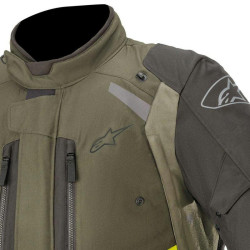 Giacca da moto Alpinestars Andes V3 Drystar verde e nera Giacca da moto Alpinestars Andes V3 Drystar verde e nera