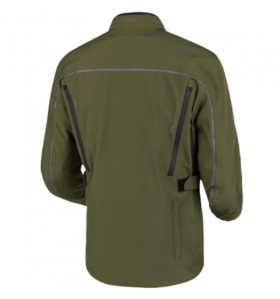 Giacca da moto Moore Latitude verde militare Giacca da moto Moore Latitude verde militare