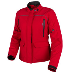 Giacca da moto Moore Latitude Lady rossa