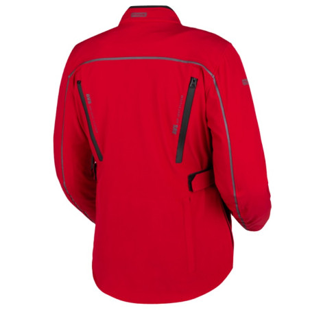 Giacca da moto Moore Latitude Lady rossa Giacca da moto Moore Latitude Lady rossa
