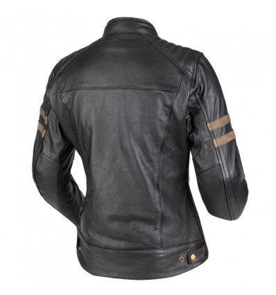 Giacca moto da donna in pelle Moore Legend Lady nera Giacca moto da donna in pelle Moore Legend Lady nera