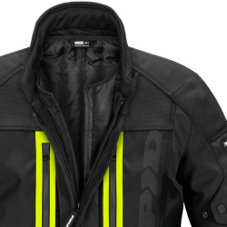 Giacca da moto Spidi Traveler 3 Evo H2Out nera e gialla Giacca da moto Spidi Traveler 3 Evo H2Out nera e gialla