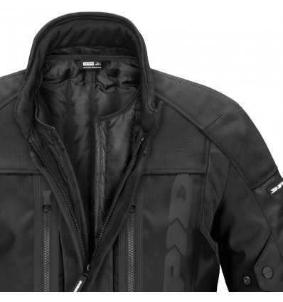 Giacca da moto Spidi Traveler 3 Evo H2Out nera Giacca da moto Spidi Traveler 3 Evo H2Out nera