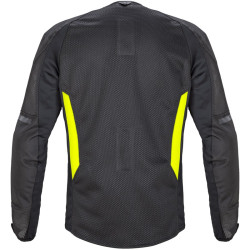 Giacca da moto Spidi Super Net nera e gialla fluo Giacca da moto Spidi Super Net nera e gialla fluo