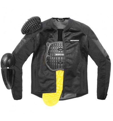 Giacca da moto Spidi Super Net nera Giacca da moto Spidi Super Net nera