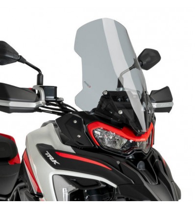 Cupolino Puig Touring per Benelli TRK 702 e 702-X fume chiaro Cupolino Puig Touring per Benelli TRK 702 e 702-X fume chiaro