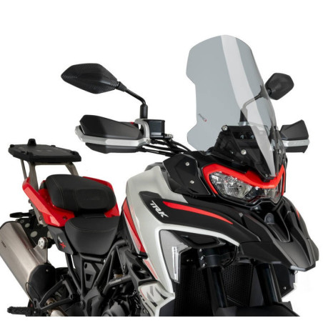 Cupolino Puig Touring per Benelli TRK 702 e 702-X fume chiaro Cupolino Puig Touring per Benelli TRK 702 e 702-X fume chiaro