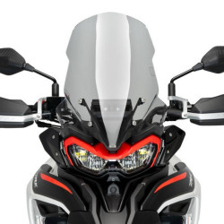 Cupolino Puig Touring per Benelli TRK 702 e 702-X fume chiaro Cupolino Puig Touring per Benelli TRK 702 e 702-X fume chiaro