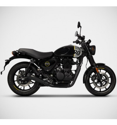 Terminale Zard Slip On nero per Royal Enfield HNTR 350 Terminale Zard Slip On nero per Royal Enfield HNTR 350