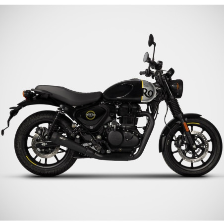 Terminale Zard Slip On nero per Royal Enfield HNTR 350 Terminale Zard Slip On nero per Royal Enfield HNTR 350