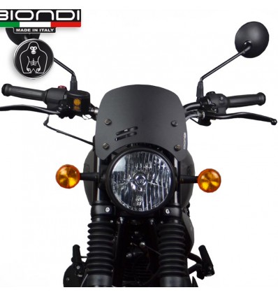 Cupolino Biondi Caffe per Royal Enfield HNTR 350 nero opaco Cupolino Biondi Caffe per Royal Enfield HNTR 350 nero opaco