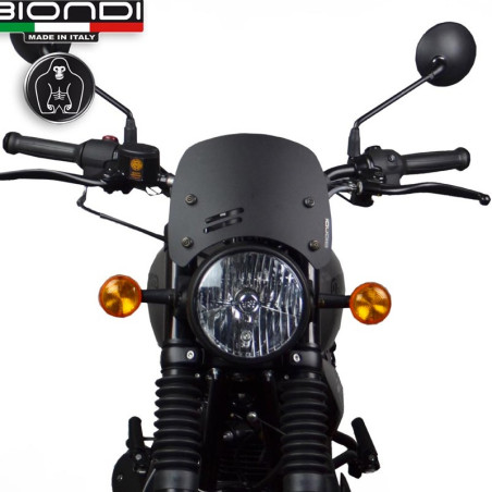 Cupolino Biondi Caffe per Royal Enfield HNTR 350 nero opaco Cupolino Biondi Caffe per Royal Enfield HNTR 350 nero opaco