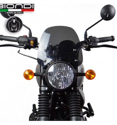Cupolino Biondi Sport per Royal Enfield HNTR 350 fume scuro Cupolino Biondi Sport per Royal Enfield HNTR 350 fume scuro