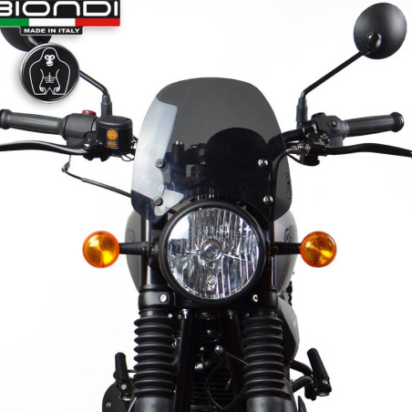 Cupolino Biondi Sport per Royal Enfield HNTR 350 fume scuro Cupolino Biondi Sport per Royal Enfield HNTR 350 fume scuro