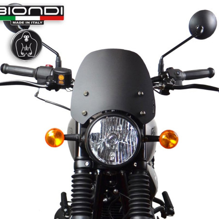 Cupolino Biondi Sport per Royal Enfield HNTR 350 nero opaco Cupolino Biondi Sport per Royal Enfield HNTR 350 nero opaco