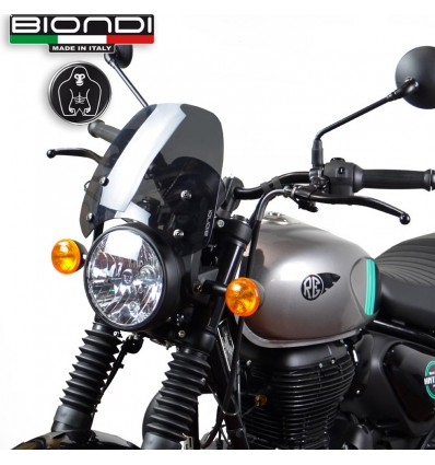 Cupolino Biondi Sport per Royal Enfield HNTR 350 nero opaco Cupolino Biondi Sport per Royal Enfield HNTR 350 nero opaco