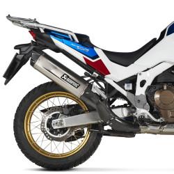 Marmitta Akrapovic Slip On Titanio per Honda CRF 1100L Africa Twin e Avd. Sports Marmitta Akrapovic Slip On Titanio per Honda CRF 1100L Africa Twin e Avd. Sports