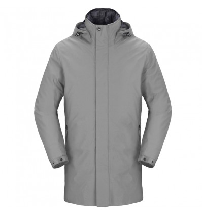 Giacca lunga da moto Spidi Beta Evo Light H2Out grigia chiara
