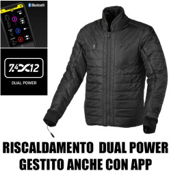 Giacca da moto Macna Paladyn riscaldata nera