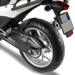 Carter copricatena con parafango Givi MG1109 nero per Honda Integra 700, NC700X/S e NC750 X/S