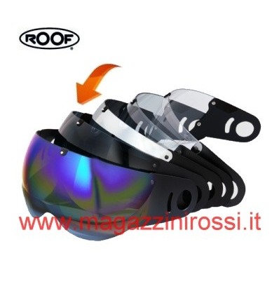Visiera Roof per casco Boxer Classic e Boxer V fumè scura Visiera Roof per casco Boxer Classic e Boxer V fumè scura