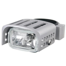 Faretto supplementare BCR Square argento metal