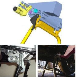 Antifurto blocca cavalletto Push & Block per Honda SH 3