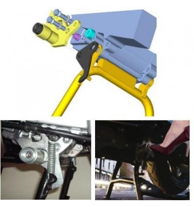 Antifurto blocca cavalletto Push & Block per Honda SH 3 Antifurto blocca cavalletto Push & Block per Honda SH 3