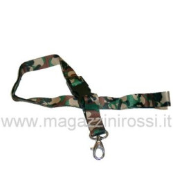 Portachiavi cordoncino da collo mimetico