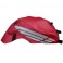 Copriserbatoio Bagster per Honda CBF 600N 08-12 in similpelle rosso scuro e acciaio