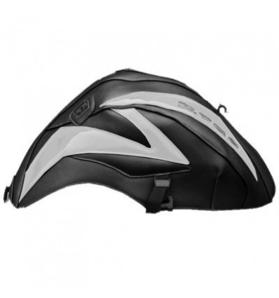 Copriserbatoio Bagster per Kawasaki Z750 07-12 in similpelle nero e grigio metal Copriserbatoio Bagster per Kawasaki Z750 07-12 in similpelle nero e grigio metal