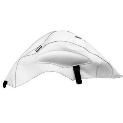 Copriserbatoio Bagster per Kawasaki Z750 07-12 in similpelle bianco
