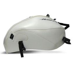 Copriserbatoio Bagster per Honda CB 600 Hornet 2011-2013 in similpelle bianco