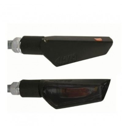 Frecce Chaft Sword omologate nere con vetrino fumè Frecce Chaft Sword omologate nere con vetrino fumè