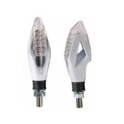 Frecce Chaft Dragon a led omologate bianca con vetrino 