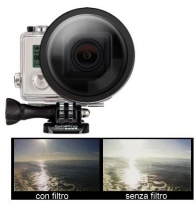 Filtro PolarPro Venture3+ polarizzato in vetro per GoPr