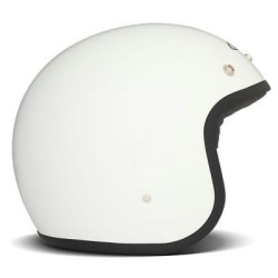 Casco DMD Helmets serie Vintage monocolore Solid bianco