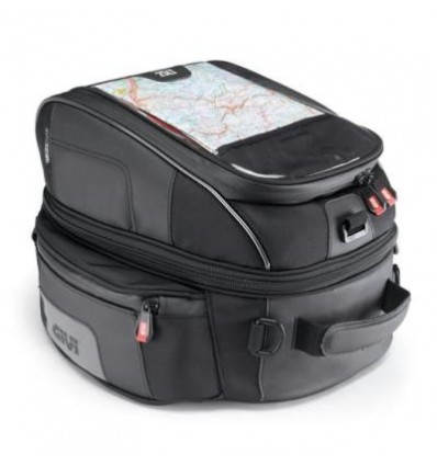 Borsa da serbatoio a sgancio rapido Givi XS306 Tanklock a volume variabile da 20 a 25 lt nera