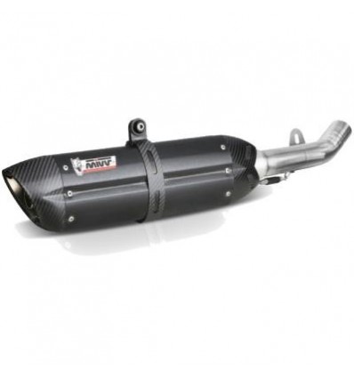Terminali Mivv Suono Steel black per Aprilia Dorsoduro 