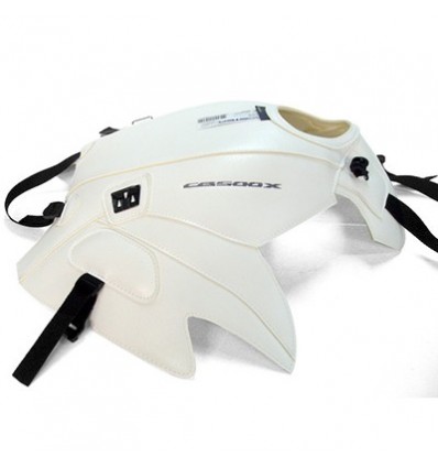 Copriserbatoio Bagster per Honda CB500X in similpelle bianco
