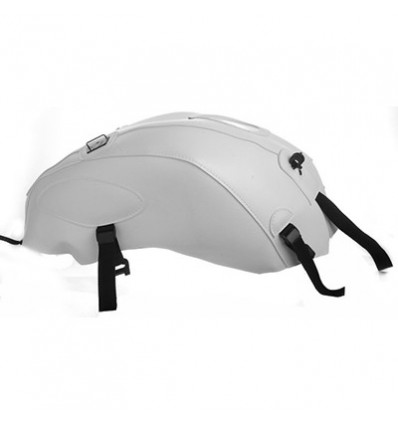 Copriserbatoio Bagster per Honda VFR 800F dal 2014 in similpelle bianco